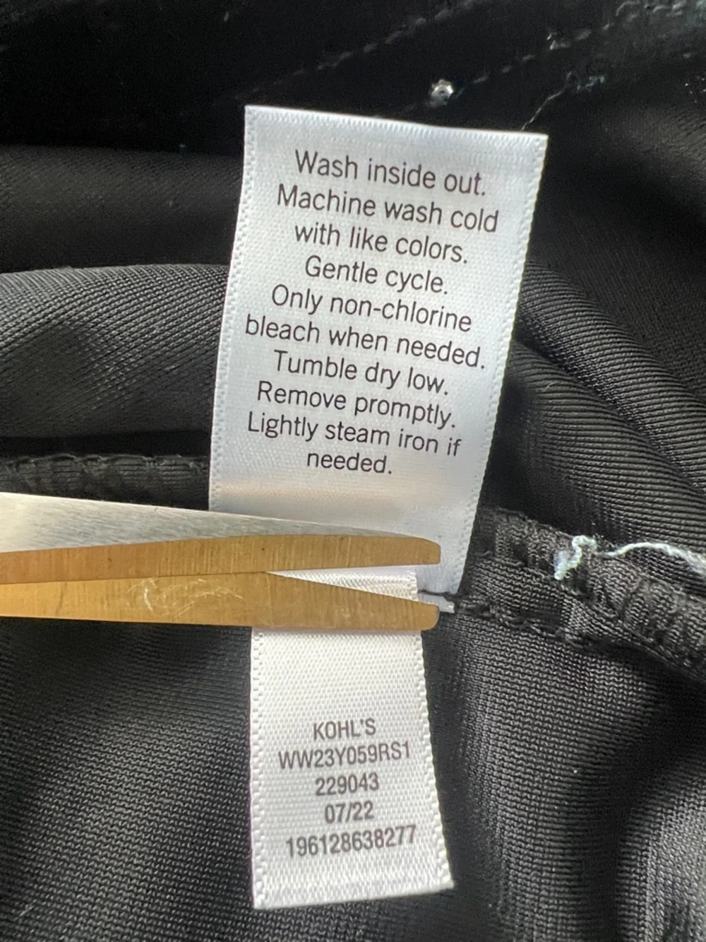 Nine West Faux Wrap Dress Black Velour w/ Tiny Silver Beads & Tie Belt - Size XL - Picture 7 of 12